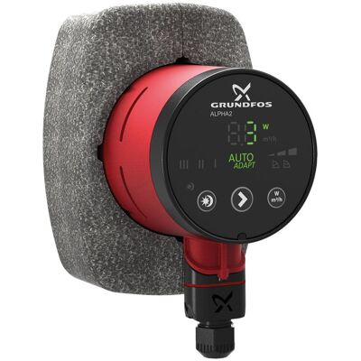 Pompe Grundfos Alpha 2 25-60 haute efficacité 99261724 130 mm, 230 V, 50 Hz, 6H, DA-CH, modèle 2017 - Publicité Pompe Grundfos Alpha 2 25-60 haute efficacité 99261724 130 mm, 230 V, 50 Hz, 6H, DA-CH, modèle 2017 - Publicité