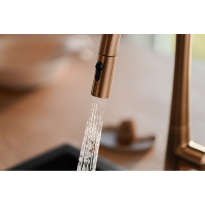 Hansa Hansadesigno Style Comfort Robinet de Cuisine - Bec Extractible, Cartouche en Céramique, Bec Pivotant - Publicité Hansa Hansadesigno Style Comfort Robinet de Cuisine - Bec Extractible, Cartouche en Céramique, Bec Pivotant - Publicité