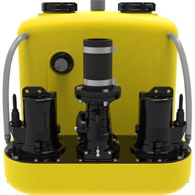 Jung Pumpen Fäkalienhebeanlage JP50118 1210/4 BW HL - Station de relevage des eaux usées - Publicité Jung Pumpen Fäkalienhebeanlage JP50118 1210/4 BW HL - Station de relevage des eaux usées - Publicité