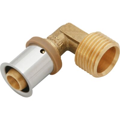 KAN-therm KAN-press Laiton 90° 25mm - Raccord de tuyau - Publicité KAN-therm KAN-press Laiton 90° 25mm - Raccord de tuyau - Publicité