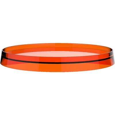 LAUFEN Kartell Mandarine Disque Décoratif - Pour mitigeur colonne, 275mm - Publicité LAUFEN Kartell Mandarine Disque Décoratif - Pour mitigeur colonne, 275mm - Publicité