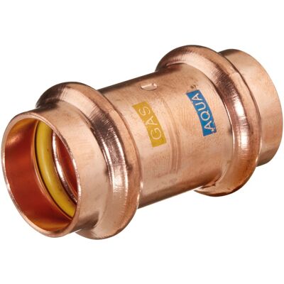 Schmidt, Hermann Raccord en V HS AQUAGAS 42 x 42 mm 450004242 en cuivre, à sertir, pour gaz et eau - Publicité Schmidt, Hermann Raccord en V HS AQUAGAS 42 x 42 mm 450004242 en cuivre, à sertir, pour gaz et eau - Publicité