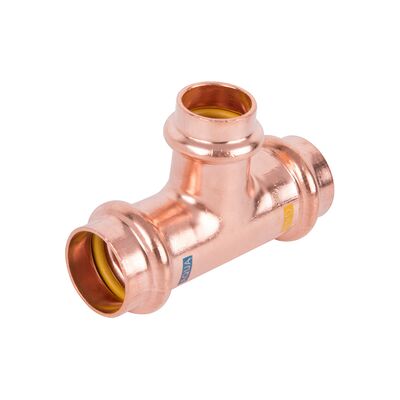 Schmidt, Hermann Raccord en T HS AQUAGAS V 35 x 22 x 35 mm 45110352235 Cuivre, réduit, serti, pour gaz et eau - Publicité Schmidt, Hermann Raccord en T HS AQUAGAS V 35 x 22 x 35 mm 45110352235 Cuivre, réduit, serti, pour gaz et eau - Publicité
