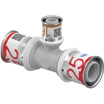 Uponor S-Press PLUS PPSU 25x16x25 mm - Raccord de tuyau - Publicité Uponor S-Press PLUS PPSU 25x16x25 mm - Raccord de tuyau - Publicité