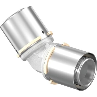Uponor 1046913 Raccord de tube - Coudes en laiton 45° - Publicité Uponor 1046913 Raccord de tube - Coudes en laiton 45° - Publicité