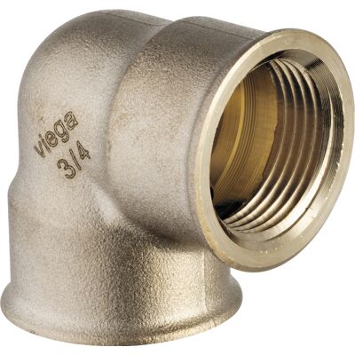 Viega 3090 Coudure bronze 90° - Raccord de tuyau - Publicité Viega 3090 Coudure bronze 90° - Raccord de tuyau - Publicité