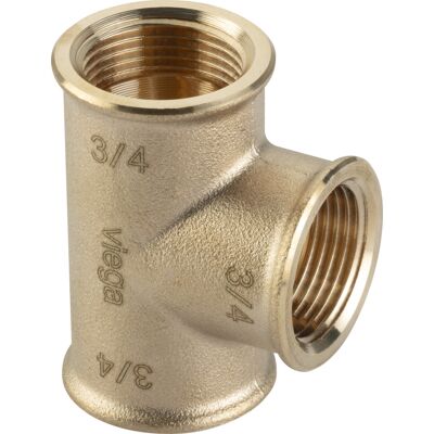 Raccord en T en Bronze Viega - Connecteur T - 1/2" x 3/8" - Publicité Raccord en T en Bronze Viega - Connecteur T - 1/2" x 3/8" - Publicité