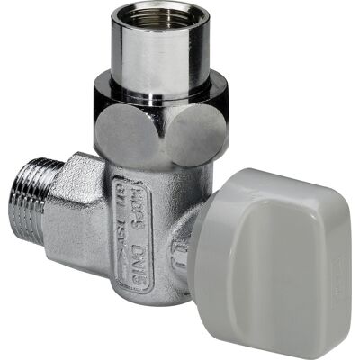 Viega Vanne à bille 526177 R/Rp 1/2 - Vanne, laiton chromé, angle, avec TAE - Publicité Viega Vanne à bille 526177 R/Rp 1/2 - Vanne, laiton chromé, angle, avec TAE - Publicité