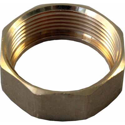 Écrou-raccord en laiton Wolf - 1 1/2" x 19mm - Publicité Écrou-raccord en laiton Wolf - 1 1/2" x 19mm - Publicité