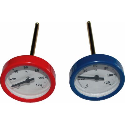 Thermomètre Wolf 2744011 - Thermomètre pour groupe de tuyauterie - Publicité Thermomètre Wolf 2744011 - Thermomètre pour groupe de tuyauterie - Publicité