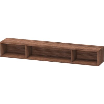 Étagère Murale Duravit Nussbaum Foncé - 3 Compartiments - 80x14cm - Publicité Étagère Murale Duravit Nussbaum Foncé - 3 Compartiments - 80x14cm - Publicité