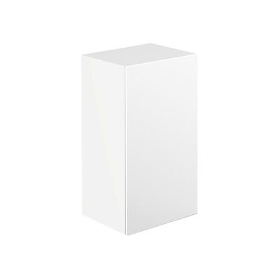 Armoire semi-haute Emco evo - Blanc - Porte en verre - Éclairage LED - Publicité Armoire semi-haute Emco evo - Blanc - Porte en verre - Éclairage LED - Publicité
