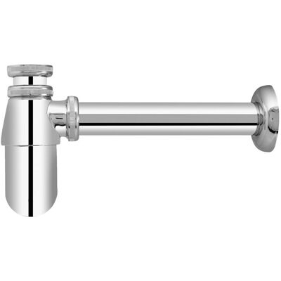 Piège à odeurs pour bouteille ASW - Tube réglable 80mm, sortie 200mm, chrome - Publicité Piège à odeurs pour bouteille ASW - Tube réglable 80mm, sortie 200mm, chrome - Publicité