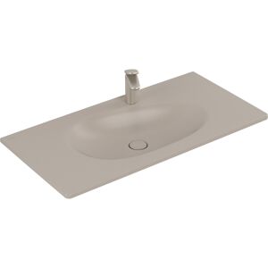 Villeroy und Boch Lavabo de vanité Villeroy & Boch Antao 1000x500mm 4A76ABAM ré-angulaire 1HL. avec ÜL réduit. Cplus Amande