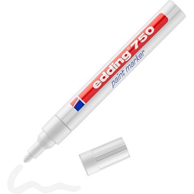 Marqueur peinture Edding 750 blanc 4-750049 - Publicité Marqueur peinture Edding 750 blanc 4-750049 - Publicité