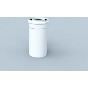 Bertrams Polyline LAS Rohr 41RL500-80 500 mm, DN 80 / 125, intérieur, blanc