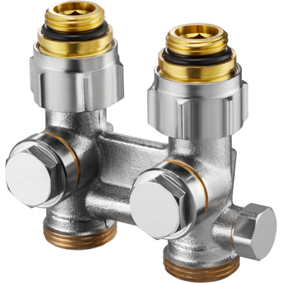 Oventrop Modèle 1015933 Raccord d'arrêt Nickelé - Stop Valve - Publicité Oventrop Modèle 1015933 Raccord d'arrêt Nickelé - Stop Valve - Publicité
