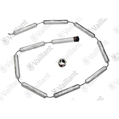 Anode chaîne Vaillant, avec réducteur. G1-G3/4 106482 Vaillant n° 106482 - Publicité Anode chaîne Vaillant, avec réducteur. G1-G3/4 106482 Vaillant n° 106482 - Publicité