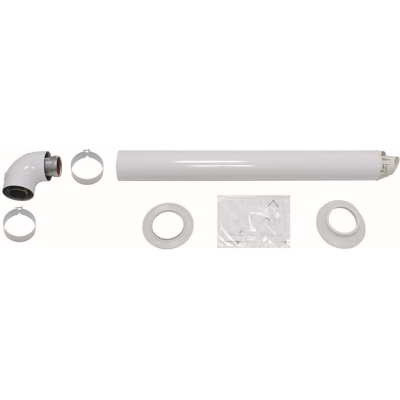 Vaillant Conduit de Toit/Mur en Aluminium - Ouverture de Révision 0,8m - Blanc - Publicité Vaillant Conduit de Toit/Mur en Aluminium - Ouverture de Révision 0,8m - Blanc - Publicité