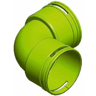 WOLF - 2577704 - DN63 - 90° - Elbow - Publicité WOLF - 2577704 - DN63 - 90° - Elbow - Publicité