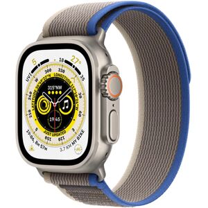 Apple Watch Ultra  Cellular 49mm Titanium Case with Blue/Grey Trail Loop - S/M