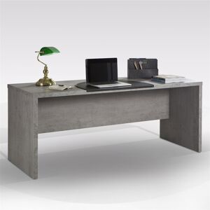 Venetacasa Bureau moderne en bois 180 cm ciment gris