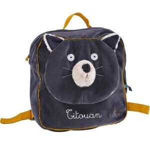 Moulin Roty Sac a dos chat Alphonse Les Moustaches personnalisable