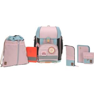 Lässig Set complet école Boxy Unique rose et bleu -