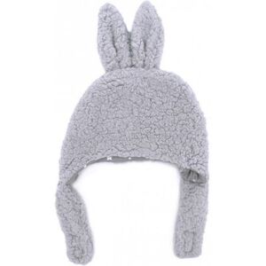 BB & Co Bonnet chapka lapin en sherpa gris (0-6