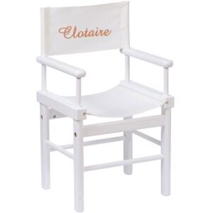 Moulin Roty Fauteuil metteur en scene blanc personnalisable