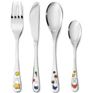 Zilverstad Coffret couverts colores Lapin Miffy (4 pieces)