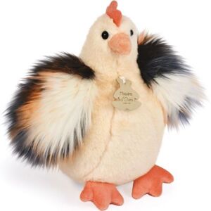 Histoire d'Ours Peluche poule beige Les Poulettes Champetres Chics (20 cm)