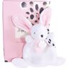 Doudou et Compagnie Coffret doudou Lapin Happy Blush