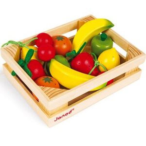 Janod Cagette de 12 fruits en bois