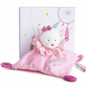 Doudou et Compagnie Coffret doudou plat Chat Attrape-rêves - Publicité