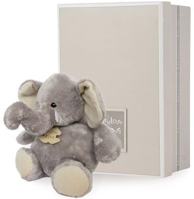 Histoire d'Ours Coffret peluche Eléphant La savane (38 cm)