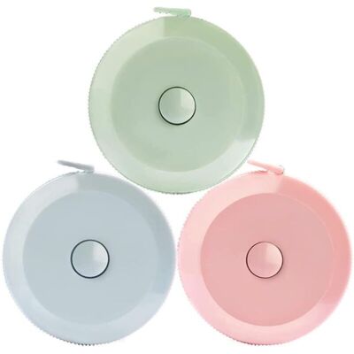 OEM 3 Pcs Metre Ruban Couture 1.5m Metre Couture Souple Ruban À Mesurer Rétractable Pour Regime Couture Tailleur Couturiere Trois Couleurs - Publicité OEM 3 Pcs Metre Ruban Couture 1.5m Metre Couture Souple Ruban À Mesurer Rétractable Pour Regime Couture Tailleur Couturiere Trois Couleurs - Publicité