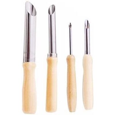 OEM Outils Perforatrice Demi Ronde Pour Poterie Céramique Modelage Sculpture Gravure Argile Ciseaux Couteau, Lot De 4 - Publicité OEM Outils Perforatrice Demi Ronde Pour Poterie Céramique Modelage Sculpture Gravure Argile Ciseaux Couteau, Lot De 4 - Publicité