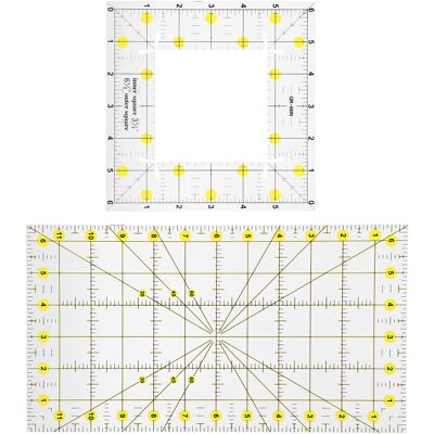 LBVIE Règle De Quilting Rectangulaire, Outils De Mesure Pour La Couture Et Le Dessin, Fournitures Pour Tissus Acryliques Et Loisirs Créatifs - Publicité LBVIE Règle De Quilting Rectangulaire, Outils De Mesure Pour La Couture Et Le Dessin, Fournitures Pour Tissus Acryliques Et Loisirs Créatifs - Publicité