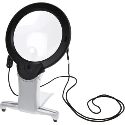 OEM Loupe Broderie Tour Cou: Loupe De Lecture Lumineuse X2 Et X6 Grossissante Eclairante Led Mains Libres Pour Travaux Couture Réparations Loisirs Créatifs Lecture - Publicité OEM Loupe Broderie Tour Cou: Loupe De Lecture Lumineuse X2 Et X6 Grossissante Eclairante Led Mains Libres Pour Travaux Couture Réparations Loisirs Créatifs Lecture - Publicité