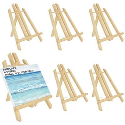 OEM 6 Pièces Chevalet 30 Cm Haut En Bois Stable - Chevalet De Table Massif Pour Mariage, Peinture, Enfants, Toile, Artiste, Artisanat-dou - Publicité OEM 6 Pièces Chevalet 30 Cm Haut En Bois Stable - Chevalet De Table Massif Pour Mariage, Peinture, Enfants, Toile, Artiste, Artisanat-dou - Publicité