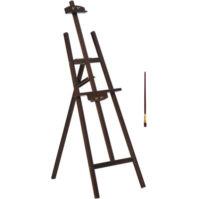 OEM Chevalet D'Artiste Sur Pieds Dim. 51,5l X 71,5l X 134,5h Cm Inclinaison Réglable 90° Max. Bois De Pin - Publicité OEM Chevalet D'Artiste Sur Pieds Dim. 51,5l X 71,5l X 134,5h Cm Inclinaison Réglable 90° Max. Bois De Pin - Publicité