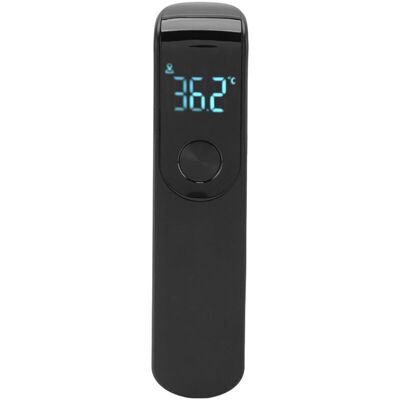 Melissa Pistolet Thermomètre Infrarouge Sans Contact Portable, Thermomètre Frontal Numérique Pour Hôtels Et Maison. Design Noir, Lecture Rapide Et Précise. Publicité Melissa Pistolet Thermomètre Infrarouge Sans Contact Portable, Thermomètre Frontal Numérique Pour Hôtels Et Maison. Design Noir, Lecture Rapide Et Précise. Publicité
