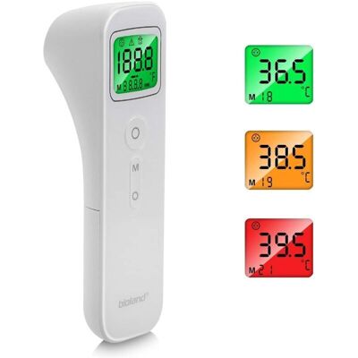 Melissa Thermomètre Frontal Infrarouge Numérique Sans Contact Avec Écran Lcd, Idéal Pour Mesurer La Fièvre Chez Les Bébés, Enfants Et Adultes. Précision Élevée, Fonction Mémoire Et Alerte Fièvr - Publicité Melissa Thermomètre Frontal Infrarouge Numérique Sans Contact Avec Écran Lcd, Idéal Pour Mesurer La Fièvre Chez Les Bébés, Enfants Et Adultes. Précision Élevée, Fonction Mémoire Et Alerte Fièvr - Publicité