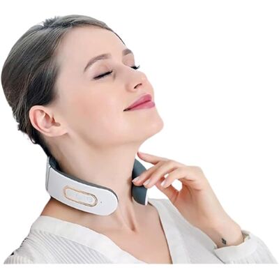 SANS MARQUE Masseur Cervical,6 Modes 9 Niveaux Massage De Cou Electrique Intelligent,massage À Impulsions Sur 4 Têtes Et Fonction De Chauffage À Température Constante Pour Traitement Des Douleurs Au Cou - Publicité SANS MARQUE Masseur Cervical,6 Modes 9 Niveaux Massage De Cou Electrique Intelligent,massage À Impulsions Sur 4 Têtes Et Fonction De Chauffage À Température Constante Pour Traitement Des Douleurs Au Cou - Publicité