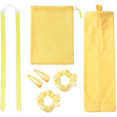 OEM Kit De Coiffage Sans Chaleur Avec Perles De Gel, Fer À Friser, Bigoudis De Nuit, Outils De Coiffure Diy, Élastiques, Pinces Et Pochette De Rangement Pour Cheveux Mi-longs. Publicité OEM Kit De Coiffage Sans Chaleur Avec Perles De Gel, Fer À Friser, Bigoudis De Nuit, Outils De Coiffure Diy, Élastiques, Pinces Et Pochette De Rangement Pour Cheveux Mi-longs. Publicité