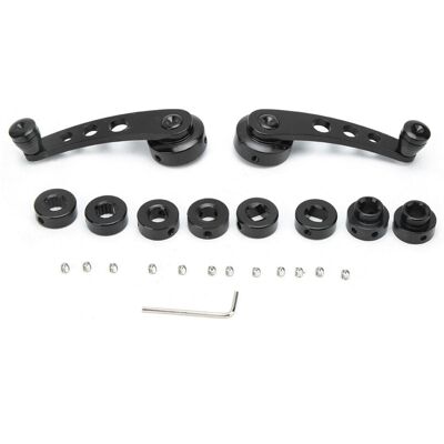 PELTOR Jeffergarden manivelle De Vitre Manuelle 3 Pouces – Kit De Manivelle En Alliage D'Aluminium Cnc Noir, Compatible Chevy. style Rétro/vintage. Publicité PELTOR Jeffergarden manivelle De Vitre Manuelle 3 Pouces – Kit De Manivelle En Alliage D'Aluminium Cnc Noir, Compatible Chevy. style Rétro/vintage. Publicité