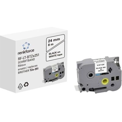 OEM Ruban D’étiquetage Compatible Brother Tze-251, 24 Mm, Blanc, Lot De 1 Pièce, Haute Adhérence Et Résistant Aux Uv - Publicité OEM Ruban D’étiquetage Compatible Brother Tze-251, 24 Mm, Blanc, Lot De 1 Pièce, Haute Adhérence Et Résistant Aux Uv - Publicité