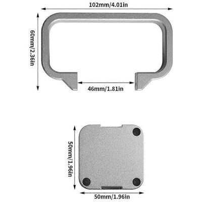 FLAMMKRAFT Kit De Poignée En Alliage D'Aluminium Compatible Avec L'Imprimante 3d Bambu A1 Mini. Poignée Entièrement Métallique Haute Résistance. Publicité FLAMMKRAFT Kit De Poignée En Alliage D'Aluminium Compatible Avec L'Imprimante 3d Bambu A1 Mini. Poignée Entièrement Métallique Haute Résistance. Publicité