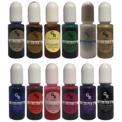 FLAMMKRAFT Kit De Pigments Pour Résine À Alcool, Colorant Liquide Pour Résine Uv, Encre Artistique Par Diffusion De Colorant, Résine À Base De Résine Alcoolique - Publicité FLAMMKRAFT Kit De Pigments Pour Résine À Alcool, Colorant Liquide Pour Résine Uv, Encre Artistique Par Diffusion De Colorant, Résine À Base De Résine Alcoolique - Publicité